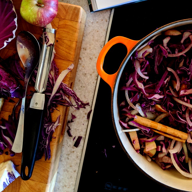 Image of Slow Baked Red Cabbage with Apple